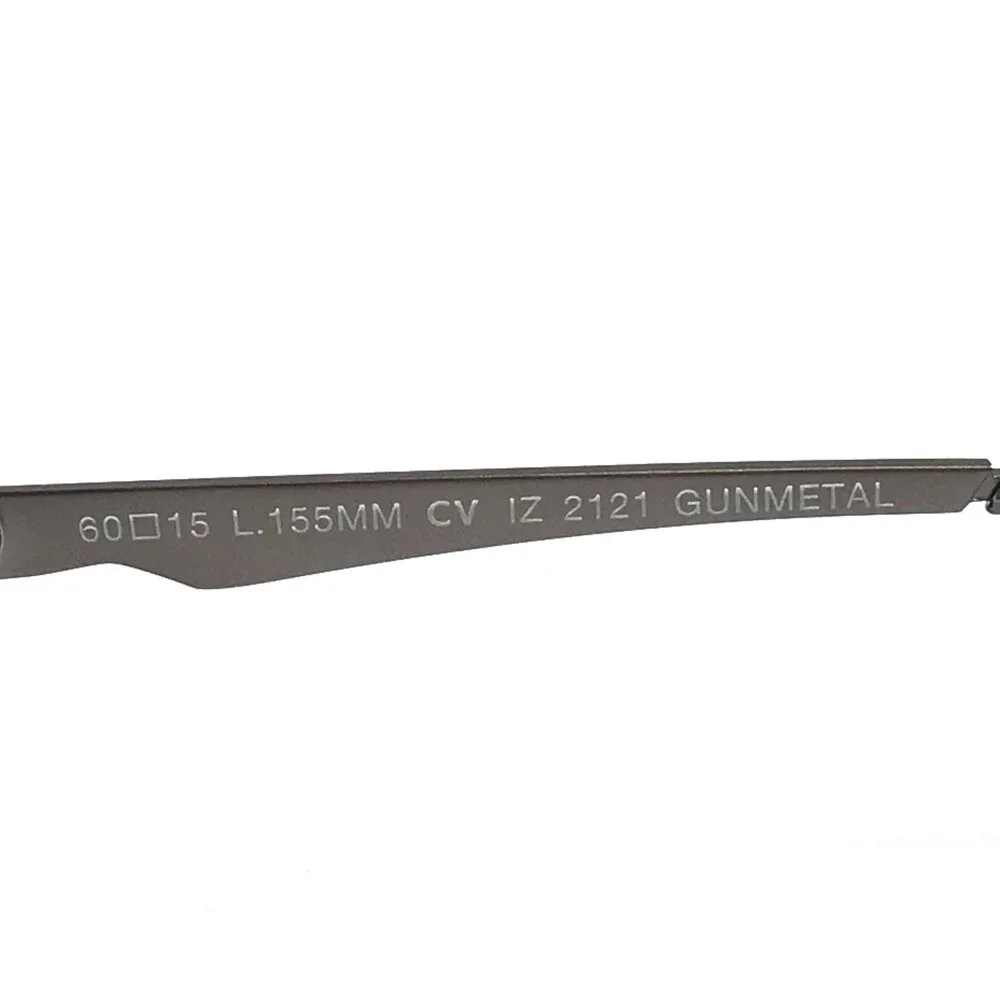 IZOD Eyeglasses Frames IZ 2121 GUNMETAL Gray Rectangle Wire Rim 60-15-155